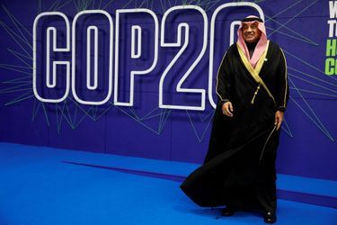Le Premier ministre du Koweit Sheikh Sabah al-Khalid al-Sabah, au sommet de la COP26 sur le climat, à Glasgow (Ecosse).