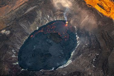 Le volcan Kilauea, à Hawaï, le 29 octobre 2021.