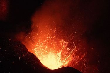 Le volcan Cumbre Vieja, à La Palma, aux Canaries.