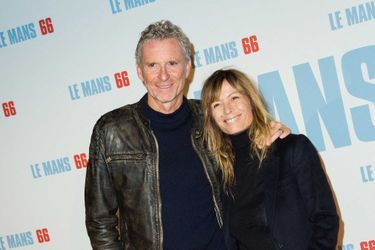 Denis Brogniart avec son épouse Hortense en octobre 2019. 