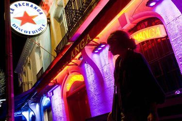 L'entrée de la discothèque La Pachanga à Bordeaux. 