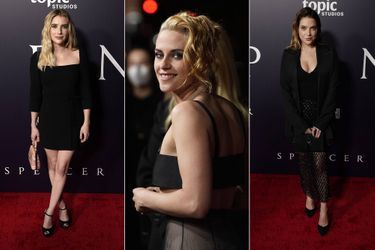 Emma Roberts, Kristen Stewart et Ashley Benson à l&#039;avant-première du film «Spencer» à Los Angeles le 26 octobre 2021