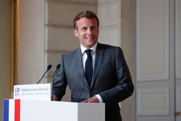 Emmanuel Macron ici à l&#039;Elysée le 18 mai. 
