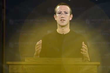 Mark Zuckerberg à Washington, en octobre dernier.