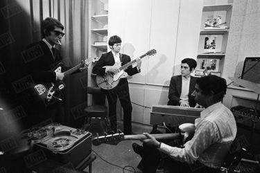 Jacques Dutronc et ses musiciens, octobre 1966.
