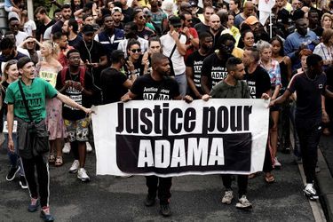 Une manifestation en soutien à Adama Traoré, en 2019. 