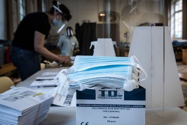 Image d'illustration. Un bureau de vote à Paris. 