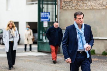Louis Aliot lors du premier tour des élections municipales à Perpignan, le 15 mars.