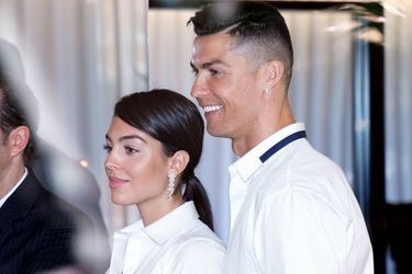 Georgina Rodriguez et Cristiano Ronaldo en mars 2019.