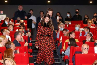 Laetitia Casta à Nice, pour l'avant-première de "Lui", projeté au Festival CinéRoman, le 23 octobre 2021.