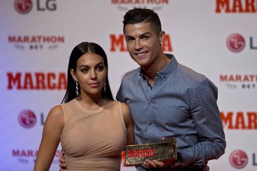 Georgina Rodriguez et Cristiano Ronaldo en juillet 2019.