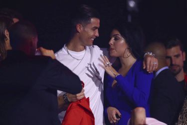 Georgina Rodriguez et Cristiano Ronaldo en novembre 2019.
