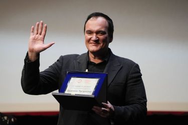 Quentin Tarantino au Festival international du film de Rome le 19 octobre 2021