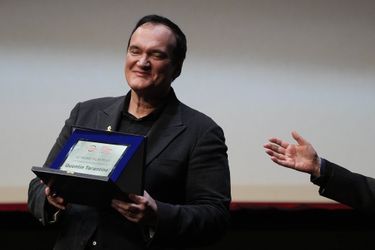 Quentin Tarantino au Festival international du film de Rome le 19 octobre 2021