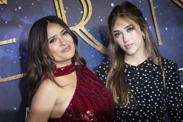 Salma Hayek et sa fille Valentina à l'avant-première du film «Les Eternels» à Londres le 27 octobre 2021