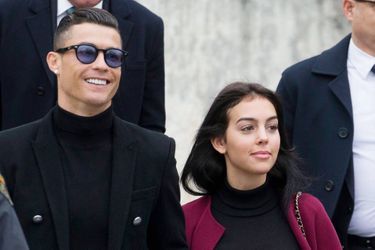 Georgina Rodriguez et Cristiano Ronaldo en janvier 2019.