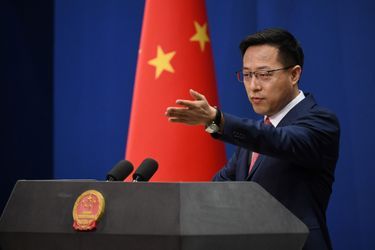 Zhao Lijian, porte-parole du ministère chinois des Affaires étrangères.