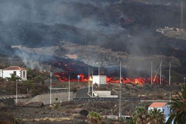 La nouvelle coulée de lave du volcan Cumbre Vieja, à La Palma.