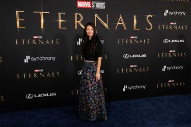 La réalisatrice Chloé Zhao à l'avant-première du film «The Eternals» à Los Angeles le 18 octobre 2021