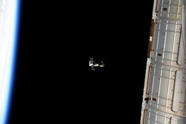 Le module Soyouz qui a ramené Ioulia Peressild et Klim Chipenko sur Terre.