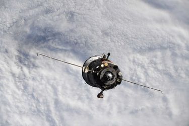 Le module Soyouz qui a ramené Ioulia Peressild et Klim Chipenko sur Terre.