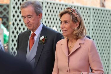 Bernard Arnault au mariage de son fils Alexandre et Géraldine Guyot à Venise, le 16 octobre 2021.