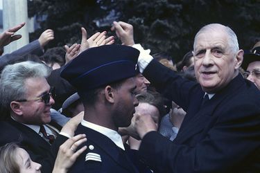Charles de Gaulles dans l&#039;Est de la France en avril 1963