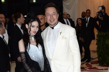 Grimes et Elon Musk au Met Gala en 2018.