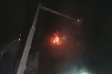 Au moins 46 personnes sont mortes dans l'incendie d'un immeuble de Kaohsiung, à Taïwan, le 14 octobre 2021.