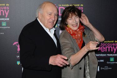 Jane Birkin et Michel Piccoli à Paris en avril 2013.