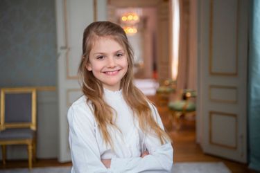 La princesse Estelle de Suède. Photo diffusée pour son 9e anniversaire, le 23 février 2021