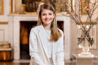 La princesse Estelle de Suède. Photo diffusée pour son 10e anniversaire, le 23 février 2022
