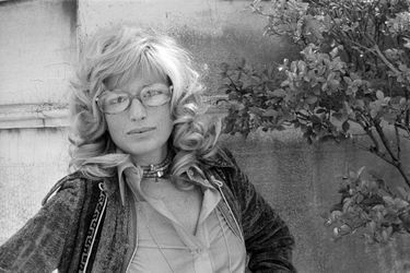 Monica Vitti à Paris, le 25 septembre 1973.
