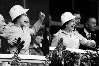 La reine Elizabeth II au Derby d'Epsom (juin 1978)