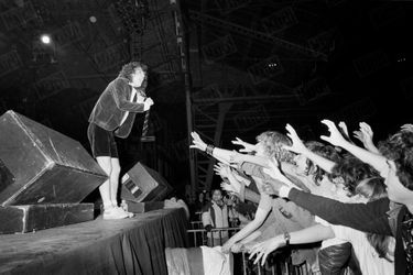 AC/DC en concert au Bourget-la Rotonde, pour leur « Back in Black Tour », les 29 et 30 novembre 1980.