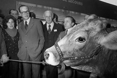 Jacques Chirac, Salon de l'Agriculture en 1975