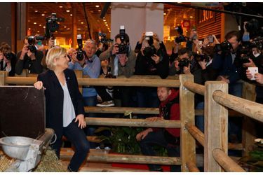 Marine Le Pen Au Salon De L'Agriculture