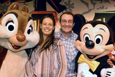 Nathalie Marquay et Jean-Pierre Pernaut à Disneyland Paris en 2003