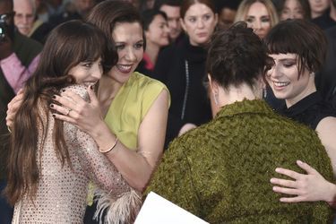 Dakota Johnson, Maggie Gyllenhaal, Olivia Colman et Jessie Buckley à l&#039;avant-première du film «The Lost Daughter» au Festival du film de Londres le 13 octobre 2021
