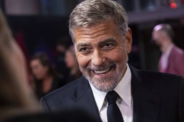 George Clooney à l&#039;avant-première du film «The Tender Bar» à Londres le 10 octobre 2021