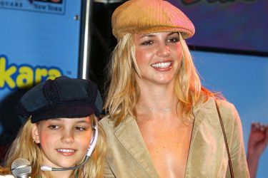 Jamie Lynn et Britney Spears à New York en 2002