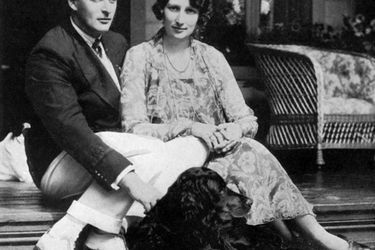 La princesse Märtha et le prince héritier Olav de Norvège, en 1930