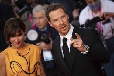 Sophie Hunter et Benedict Cumberbatch à l&#039;avant-première du film «The Power of the Dog» à Londres le 11 octobre 2021