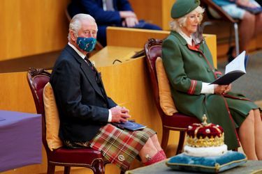 Le prince Charles et Camilla Parker Bowles, duc et duchesse de Rothesay, à Edimbourg, le 2 octobre 2021