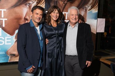 François Ozon, Sophie Marceau et André Dussolier lors de l'avant-première de «Tout s'est bien passé» de François Ozon.