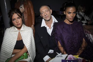 Adèle Exarchopoulos, Vincent Cassel et Tina Kunakey à Paris le 1er octobre 2021