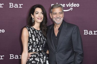 Amal et George Clooney à l&#039;avant-première du film «The Tender Bar» à Los Angeles le 3 octobre 2021