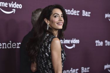 Amal et George Clooney à l'avant-première du film «The Tender Bar» à Los Angeles le 3 octobre 2021