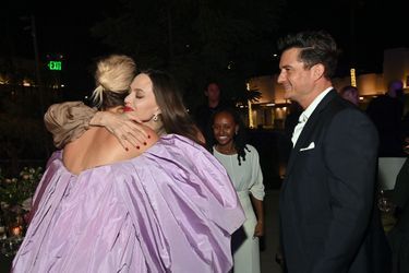 Katy Perry, Angelina Jolie, Zahara Jolie-Pitt et Orlando Bloom à la soirée «Power of Women Presented by Lifetime» organisée par le magazine «Variety» à Beverly Hills le 30 septembre 2021