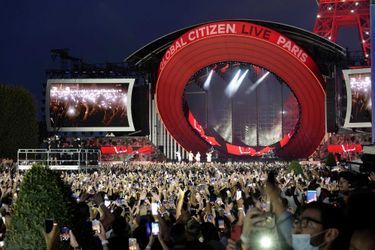 Au concert Global Citizen Live, à Paris, le 25 septembre 2021.